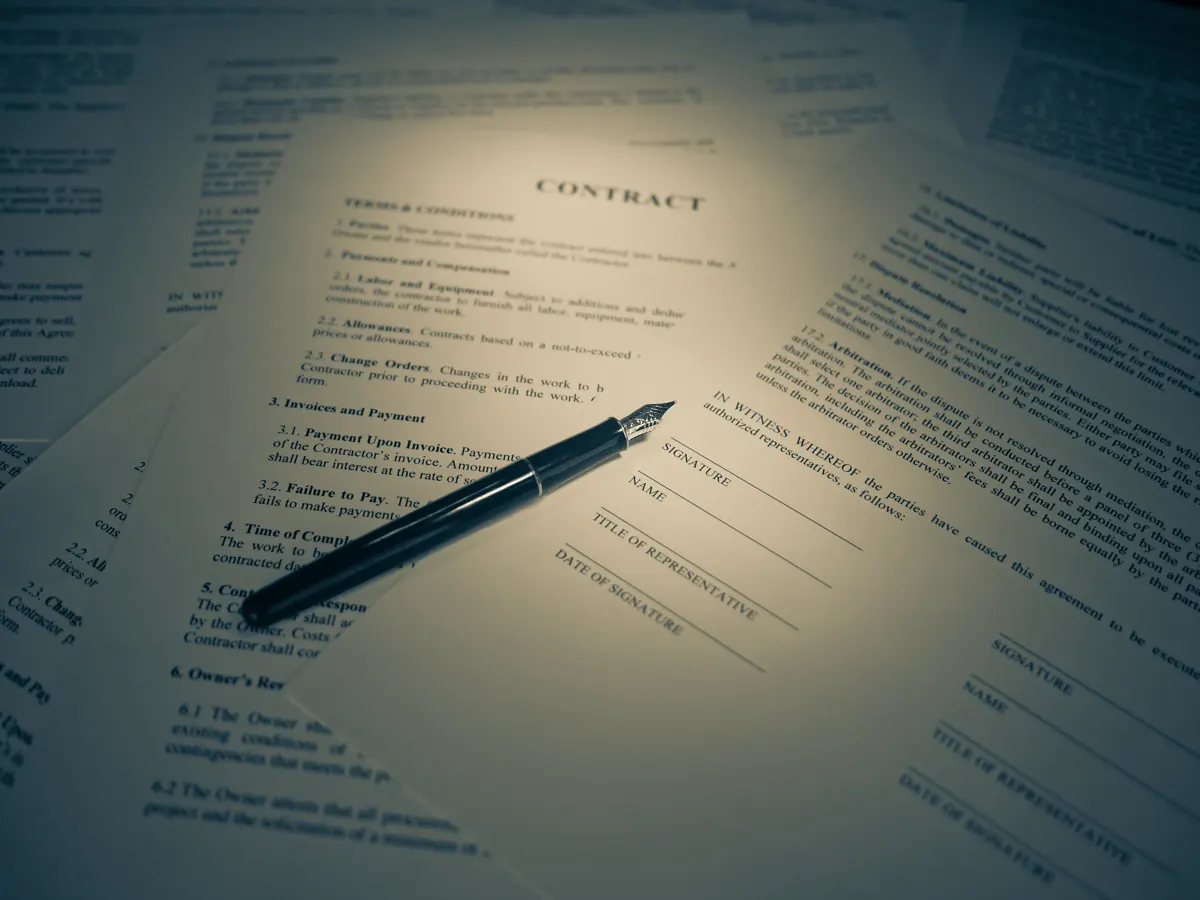 Signing loan and legal documents with a mobile notary